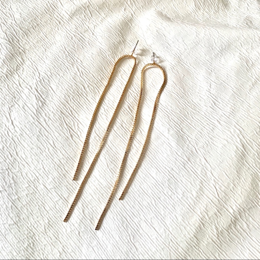 Rose gold earring